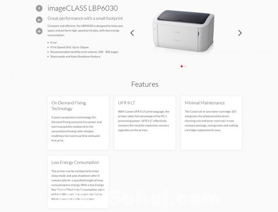 Canon imageCLASS LBP6030 Printer